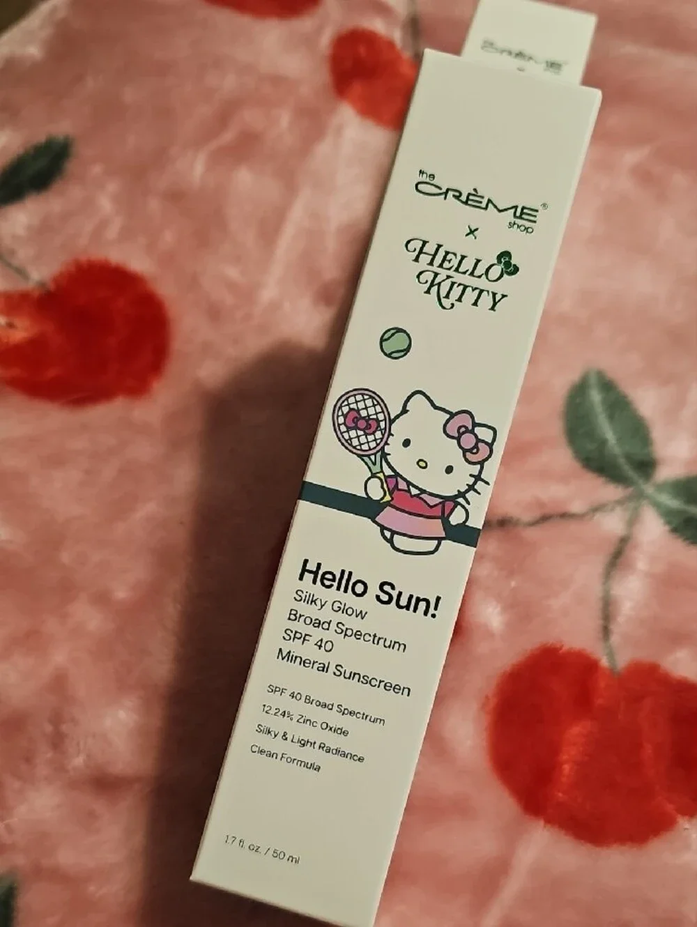 The Crème Shop x Hello Kitty Hello Sun! SPF 40 Mineral Sunscreen - Pink